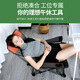 Chaise de sieste paresseuse Bureau déjeuner pause artefact chaise pliante petite lit portable pliage lit extérieur mini déjeuner chaise épinette verte de tissu solide de style armure améliorée assis et couché pour les deux