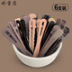 Jiao Xuefei high-end milk cafe side bangs clip 6 pack hair clip one-word clip bb clip hair clip back of the head broken hair duckbill clip
