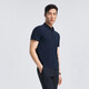 YOUNGOR POLO Men's Summer Young Men's Business Casual Short-Sleeved POLO Shirt Navy M