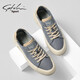 Zapatos de hombres Shachi Summer Nuevos zapatos de mesa para hombres Zapatos casuales Retro de moda