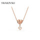 Swarovski (SWAROVSKI) LIFELONG HRT Love Brilliant Necklace for Women Rose Gold Plated 5516542