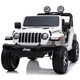Xingchenhao Jeep children's electric car four-wheel drive baby four-wheel toy can sit on the child's remote control off-road Wrangler red four-wheel drive + remote control + leather seat + soft wheels