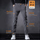 Pantalones casuales de playboy para hombres en primavera y verano pantalones para hombres delgados pantalones delgados pantalones rectos de mezclilla delgada y versátil tendencia de estilo coreano 653 negro single 33 [2 pies 6]