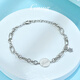 GsunG platinum women's bracelet PT950 new fashion Star star bracelet simple platinum bracelet female elegant gift calculated according to the gold price of the store that day