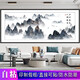 Side-viewing landscape painting self-adhesive wall stickers living room sofa background wall mural ink painting study bedroom self-adhesive stickers Fuchun Mountain Residence Picture A Type A length 120cm width 50cm
