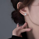 Qi Xiaomi Pure S999 Pure Silver Pearl Earrings for Women Sleeping Free Small Earrings 2025 New Trendy Imitation Pearl Earrings Pair
