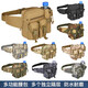 Zhihui Mobile Phone Waist Bag Leg Bag Outdoor Multifunctional Mobile Tactical Waist Bag Travel Mountaineering Tool Bag Water Bottle Shoulder Bag Cycling Fishing Lure Bag Chest Bag Detachable Leg Bag Khaki 1