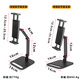 Jianyue Mobile Phone Multi-angle Adjustable Desktop Stand Foldable Multi-Function Tablet Universal Live Broadcast TV Series Portable Double-Arm Model Double-Pull Tablet Clamp Stand