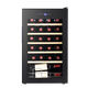 Bacchus wine cabinet 24 bottles thermostatic wine cabinet compressor home living room small wine cellar wine cabinet wine storage ice refrigeration cabinet wine display cabinet solid wood bar 70 liters direct cooling beech wood shelf