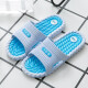 Aowan Sandals for Women, Men, Summer Massage for Home Indoor Pareja, un par de baño sin deslizamiento para mujeres, naranja negra (9859) 44 (44-45)