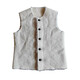 IMPRESSWIT real sheep fur one-piece vest winter sheep shear liner round neck vest vest middle-aged and elderly dad's vest zipper round neck full without splicing XL