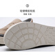 Leopard Rider; Qi Pao Ren Brand Canvas-Schuhe für Männer [einbeinige] Atmungsfreie faule Mann Fuß Cover Loafer Casual Old Peking Stoffschuhe Aprikosenfarbe 38 (240 mm)