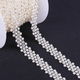OSRO ABS imitation pearl chain pearl chain bead wedding chain necklace handmade accessories diy jewelry material 8mm round pearl chain about 4 meters/pack