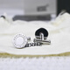 Montblanc Montblanc Men's Jewelry Exquisite French Cufflinks Business Formal Cuff Pins Silver Letters