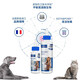 Virbac imported from France, ear bleaching solution for cats and dogs, ear cleaning solution for ear odor care, ear drops for dogs and cats, universal ear bleaching solution 60ml + Earfulin 10g