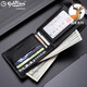 Jinlilai Wallet La piel de cuero corta de cuero de cuero de cuero de hombres nuevos de negocios de la billetera de cuero de cuero de cuero de cuero de cuero de cuero