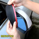 Yongshen Rain Eyebrow Rearview Mirror Car Reversing Mirror Rainproof Reflector Car Rain Shield Supplies Widening and Large Universal Carbon Fiber Pattern Rain Eyebrow Pair