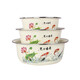 Oulijia enamel enamel basin and basin kneading basin old-fashioned enamel basin large hair basin flavor bucket kitchen sink 32cm lotus pond moonlight