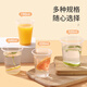 Meiya disposable cups plastic cups 320ml*100 thick transparent beverage cups small household