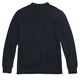 AKCLUBAK Men's New Retro Henry Collar Cotton Bottoming Shirt Simple Casual Long Sleeve T-Shirt Men 2409700 Navy Blue XL