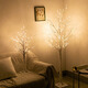 Rongyu LED light-emitting tree firefly lamp room forest decoration Nordic style romantic arrangement white birch tree lamp floor-standing 1.8 meters 1.2 meters white birch tree (plug-in, always on) Nordic style decorative tree