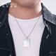 SHENGSHIQIYUAN platinum necklace men's pt950 platinum necklace pendant platinum pendant men's ancient Wushi brand pendant platinum Wushi brand pendant 25.11 grams