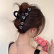 Two Worlds of Love, high-end, oversized grabber clip, headwear hairpin, love rhinestone hair accessory on the back of the head, 2025 new summer women's love grabber clip