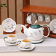 Zhengye new Chinese style ceramic water set high-end living room teapot teacup tea set complete set housewarming moving gift