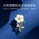 Ji Sifan Light Luxury Brooch Women's High-end Niche Jewelry Products Valentine's Day Anniversary Birthday Gift for Girlfriend and Wife Swan Week Brooch