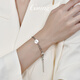 GsunG platinum women's bracelet PT950 new fashion Star star bracelet simple platinum bracelet female elegant gift calculated according to the gold price of the store that day