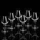 National standard liquor tasting glass crystal glass tasting cup 50ml goblet tulip wine tasting glass set one or two glasses 50ml national standard six pieces (with label) + 150ml 6 pieces + 12 hole rack