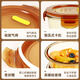 Xixiangyuan Germany imported high-quality borosilicon heat-resistant glass lunch box for microwave oven heating special office workers' fresh-keeping box round amber color high-rise circle 1500+ circle 1050m