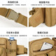 Zhihui Mobile Phone Waist Bag Leg Bag Outdoor Multifunctional Mobile Tactical Waist Bag Travel Mountaineering Tool Bag Water Bottle Shoulder Bag Cycling Fishing Lure Bag Chest Bag Detachable Leg Bag Khaki 1