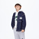 Little MO&Co. Children's clothing spring new style boys' parent-child clothing long-sleeved workwear style pocket denim shirt jacket denim blue 2 130 130/64