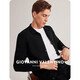 Giovanni Valentino Wool Sweater informal Cardigan Cardigan Cardigan Sweater de manga larga Cardigan para hombres de manga larga