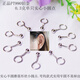 Fu Rui PT950 platinum small earrings round ball versatile platinum ear stick student work invisible PT950 platinum hook dot 0.3g single
