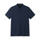 YOUNGOR POLO Men's Summer Young Men's Business Casual Short-Sleeved POLO Shirt Navy M