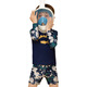 Momasong new children's swimsuit boys' split medium and large children's camouflage sun protection swimming equipment comfortable quick-drying swimsuit set short-sleeved 12 (suitable for height (132-142CM)