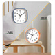 Polaris (POLARIS) small desk clock living room clock extremely simple modern silent seat hanging dual-purpose bedroom children's room bedside table white round