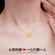 Dairuo 18k gold small waist necklace for women, gold clavicle, high-end, practical, exquisite and versatile, birthday gift for girlfriend