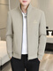 Zitronenjacke Herren Spring- und Herbst Trendy Herren-Casual Jacket 2025 Neue Jugend Spring Windbreaker High-End-Reverend-Top Khaki 695 Einzelgröße M etwa 80-105jin [Jin entspricht 0,5 kg]