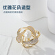Ancient pearl silk scarf buckle brooch high-end women's multi-functional corsage corner buckle fixed clothing scarf coat pin SJ-028 flower pearl silk scarf button