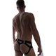 Adult sexy men's double-butt underwear sexy back hollow men gay personalized butt exposed thong pure cotton sex M