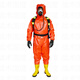 Tactics Nation Light Chemical Protective Suit Fire Fighting One-piece Acid and Alkali Resistant Anti-virus Suit Biochemical Light Full Body Semi-enclosed Rubber Protective Suit 43 Codes