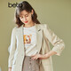 Betu women's casual small suit women's commuter suit jacket JD2101T29 light apricot S