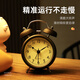 Codex Alarm Clock Children's Cartoon Luminous High Volume Student Mechanical Ringing Bell Special for Lazy People to Wake Up Artifact Bedside Clock Essential for Starting School Black 3.5 Inch New Year's Gift