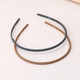 Zuoou headband women's 2025 new style thin style simple thin edge narrow version broken hair press hairpin headband hair bundle hair hole hair accessory khaki + dark coffee + black