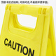Hasdick Jingcang Distribution Carefully slide 1 thickened A-shaped herringbone sign warning sign plastic sign prompt sign HKLZ-2