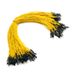 Throwing stones 1P rehearsal DuPont wire 26AWG silicone insulated wire High temperature resistant electronic wire Experimental supplies 100 wires in a bundle 20cm wire length 100 wires/item Yellow 30cm male to male