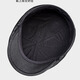 Woodpecker Autumn and Winter Genuine Leather Hats for Middle-aged and Elderly Men Sheepskin Octagonal Hat Fashion Duck Bill Newsboy Beret Trendy Painter Black Sheepskin Thin Style (No Ear Protection) XL (57-58cm) Small Internal Adjustment